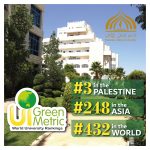 Palestine Ahliya University Achieves 3rd Place Nationally and 432nd Globally in the 2025 GreenMetric University Rankings