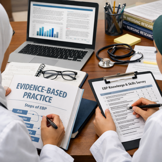 Pro. Ahmad Batran and Dr. Muath Abu Ejheisheh published a new research paper titled” Assessing knowledge, attitudes, and skills toward evidence-based practice among Palestinian nursing students”.