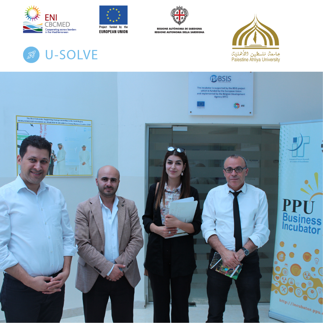 Palestine Ahliya University visits business incubators in Palestinian universities Palestine Ahliya University visits business incubators in Palestinian universities