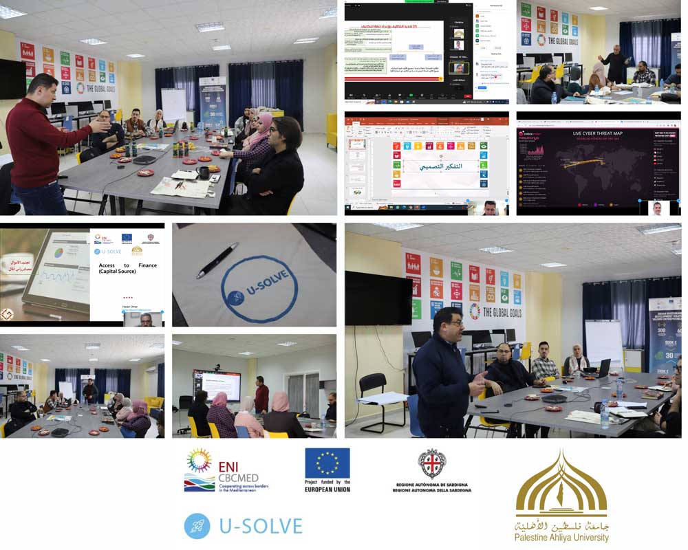 U-SOLVE in Palestine concludes 17 training session of its capacity building program U-SOLVE in Palestine concludes 17 training session of its capacity building program