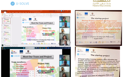 U-SOLVE concluded its startups pitching day for the 10 projects and ideas qualified for the final stage