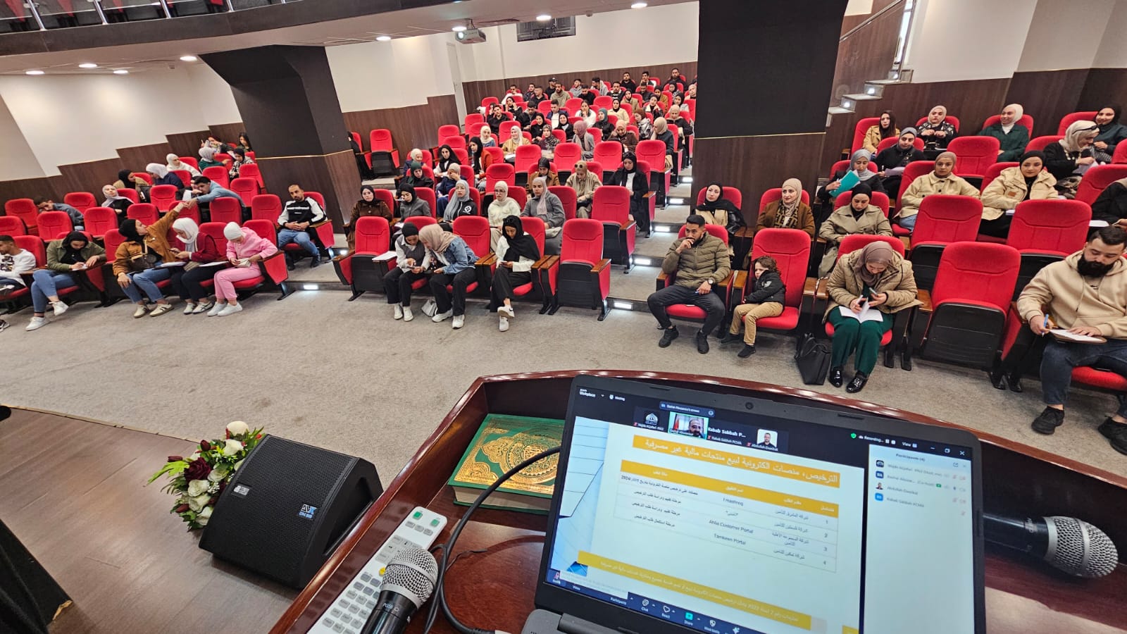 محاضرة لطلبة الثقافة العالمية حول “مستقبل التكنولوجيا المالية”